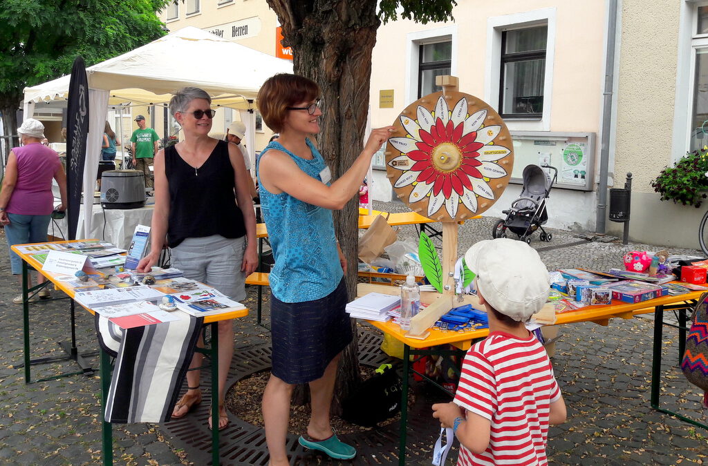 Infostand beim Bürgerfest in Bad Belzig