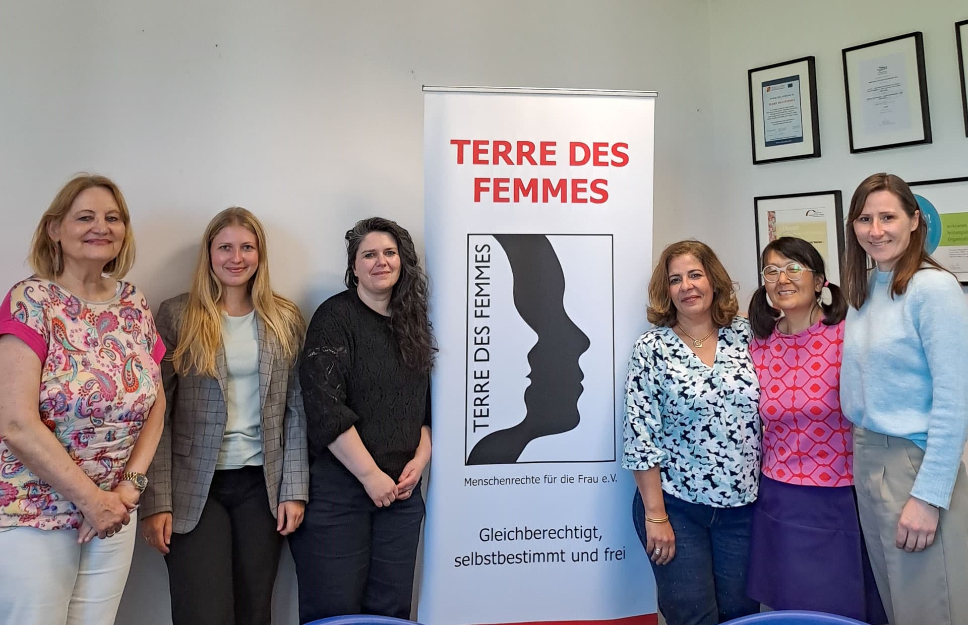 Gruppenbild Terre des femmes